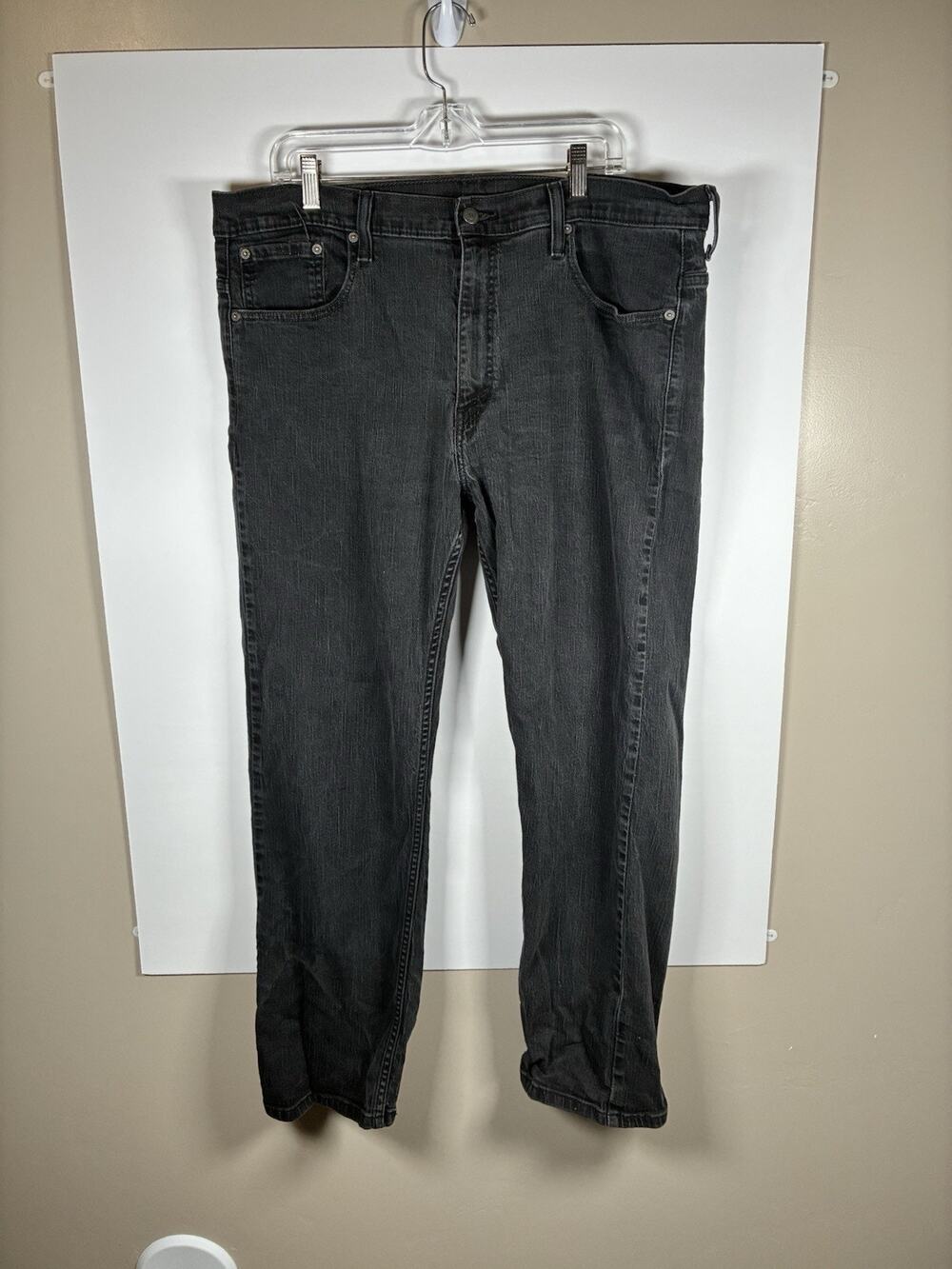 Levi’s 569 W38 L32 Faded Black Loose Straight Jeans Baggy Y2K Skater Denim